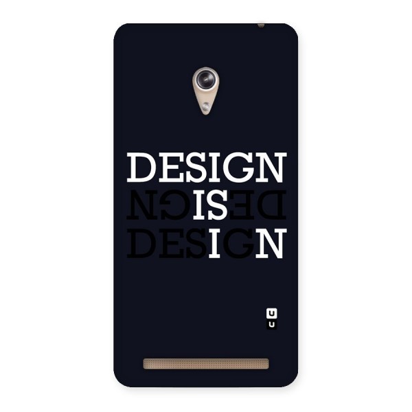 Design is In Typography Back Case for Zenfone 6
