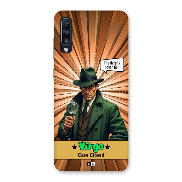 Detective Virgo Back Case for Galaxy A70