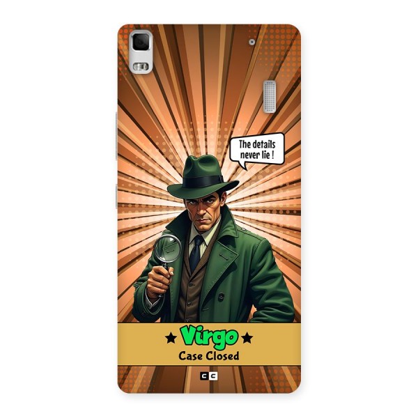 Detective Virgo Back Case for Lenovo K3 Note
