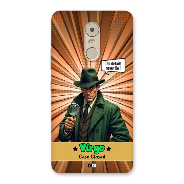 Detective Virgo Back Case for Lenovo K6 Note