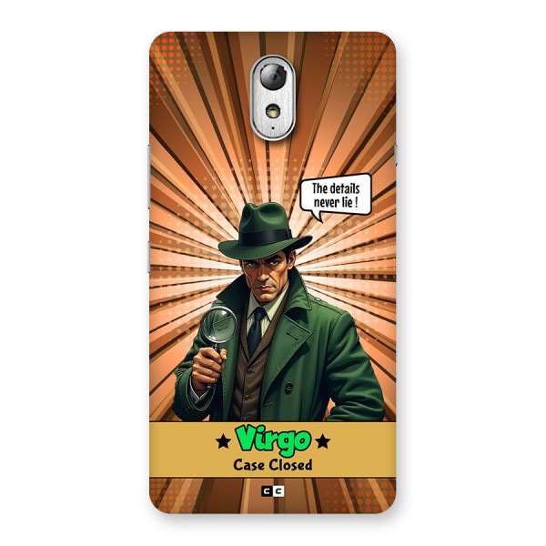 Detective Virgo Back Case for Lenovo Vibe P1M