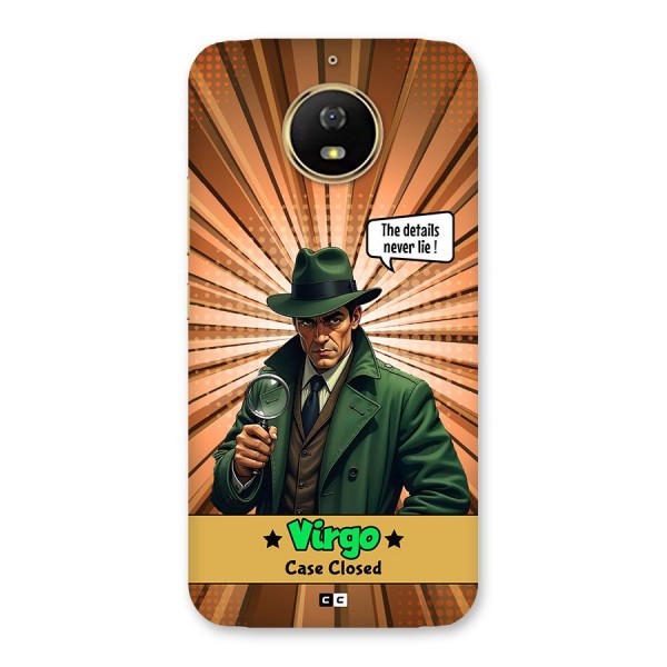 Detective Virgo Back Case for Moto G5s