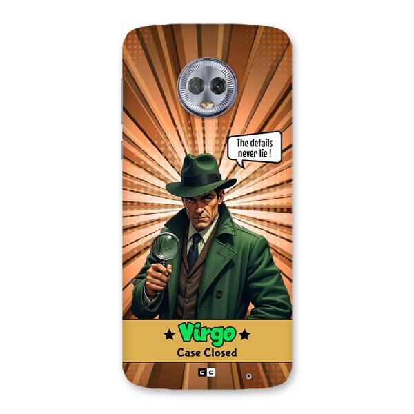 Detective Virgo Back Case for Moto G6 Plus