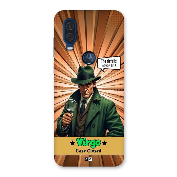 Detective Virgo Back Case for Motorola One Vision