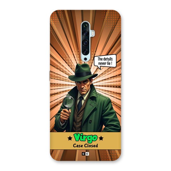 Detective Virgo Back Case for Oppo Reno2 F
