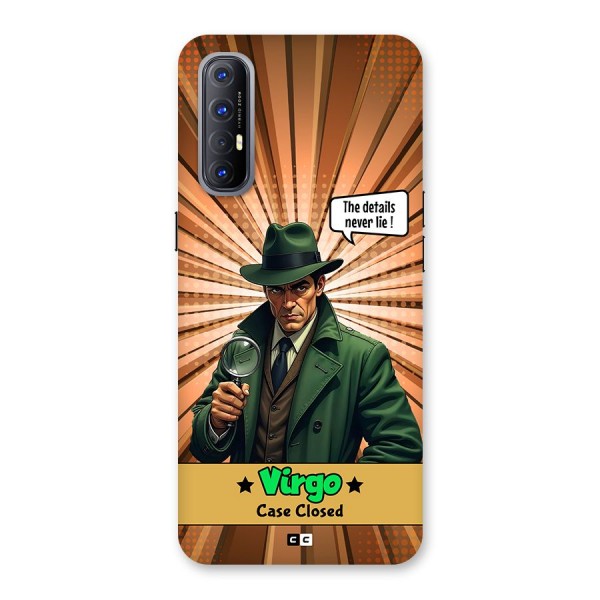 Detective Virgo Back Case for Oppo Reno3 Pro