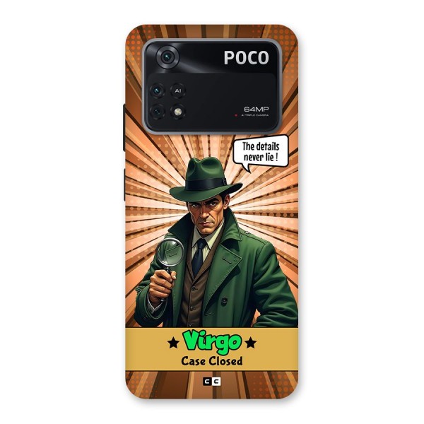 Detective Virgo Back Case for Poco M4 Pro 4G