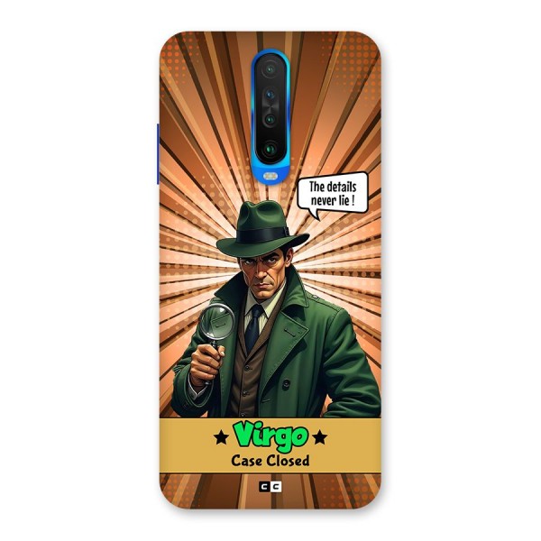 Detective Virgo Back Case for Poco X2