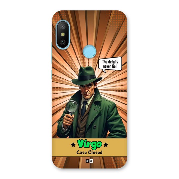 Detective Virgo Back Case for Redmi 6 Pro