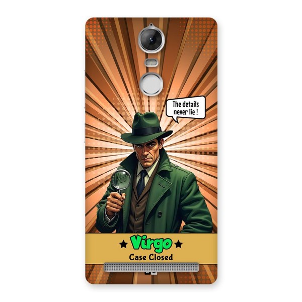 Detective Virgo Back Case for Vibe K5 Note