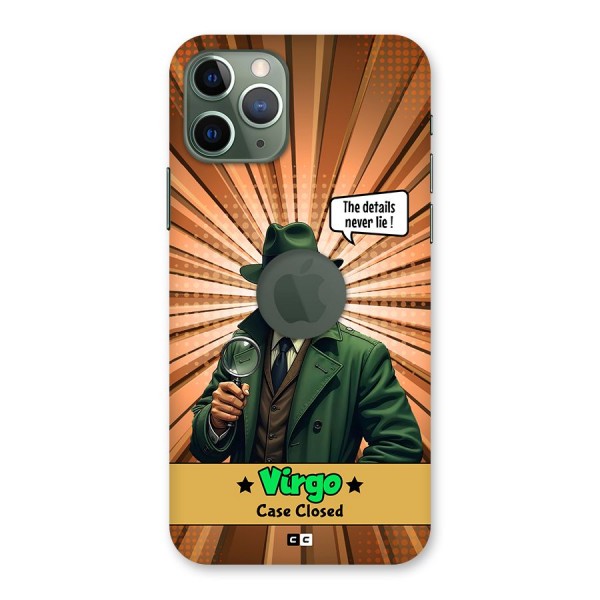 Detective Virgo Back Case for iPhone 11 Pro Logo Cut