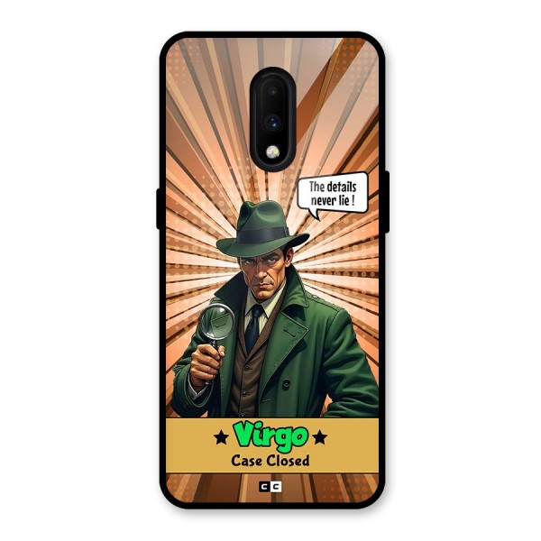 Detective Virgo Glass Back Case for OnePlus 7