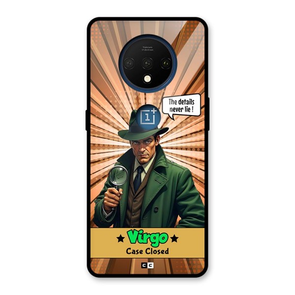 Detective Virgo Glass Back Case for OnePlus 7T