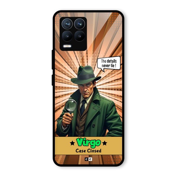 Detective Virgo Glass Back Case for Realme 8 Pro