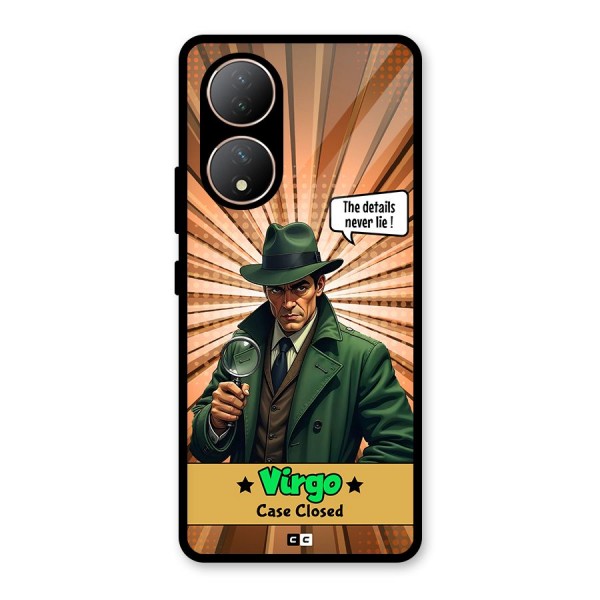 Detective Virgo Glass Back Case for Vivo Y100A