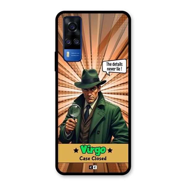 Detective Virgo Glass Back Case for Vivo Y31