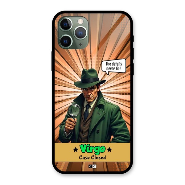 Detective Virgo Glass Back Case for iPhone 11 Pro