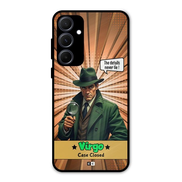 Detective Virgo Metal Back Case for Galaxy A35