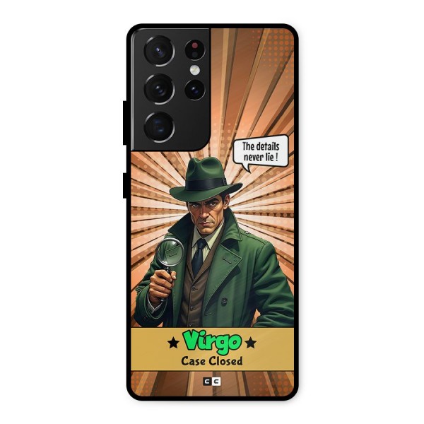 Detective Virgo Metal Back Case for Galaxy S21 Ultra 5G