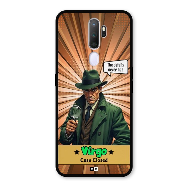 Detective Virgo Metal Back Case for Oppo A9 (2020)