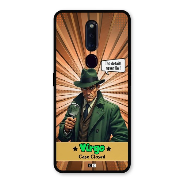Detective Virgo Metal Back Case for Oppo F11 Pro