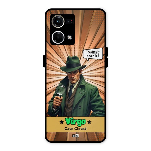 Detective Virgo Metal Back Case for Oppo F21s Pro 4G
