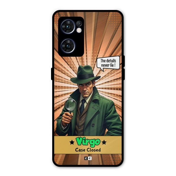 Detective Virgo Metal Back Case for Oppo Reno7 5G