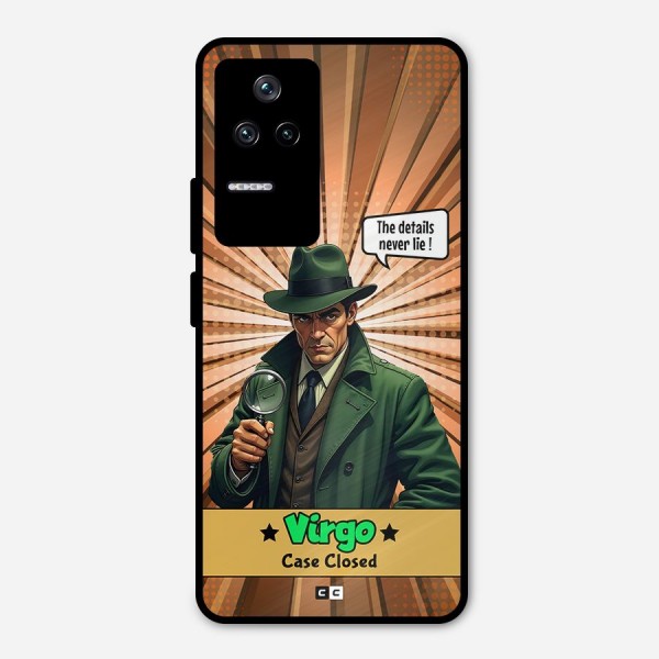 Detective Virgo Metal Back Case for Poco F4 5G