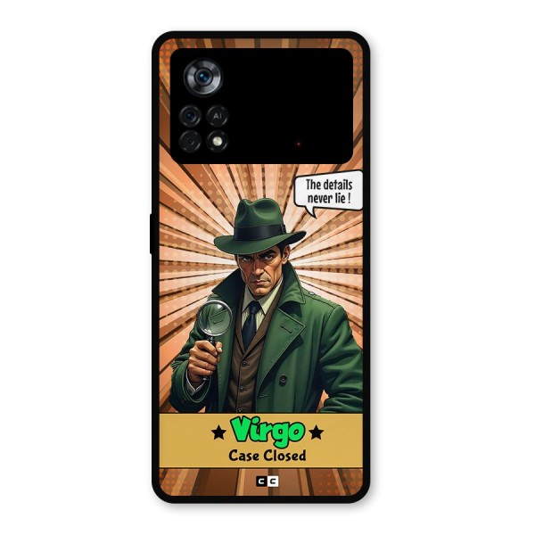 Detective Virgo Metal Back Case for Poco X4 Pro 5G