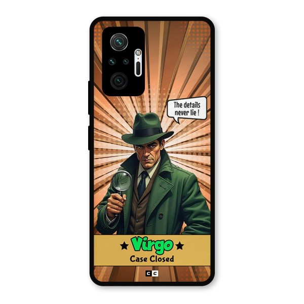 Detective Virgo Metal Back Case for Redmi Note 10 Pro