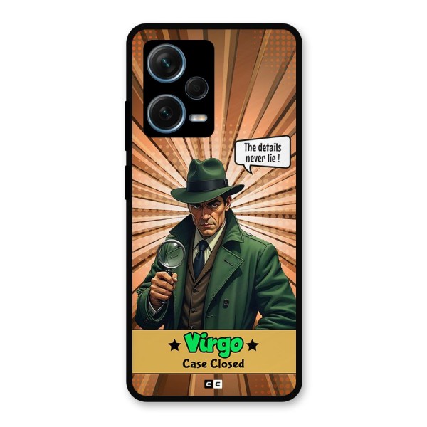 Detective Virgo Metal Back Case for Redmi Note 12 Pro Plus 5G