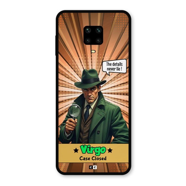 Detective Virgo Metal Back Case for Redmi Note 9 Pro Max