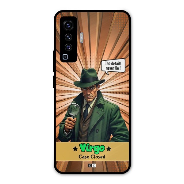 Detective Virgo Metal Back Case for Vivo X50