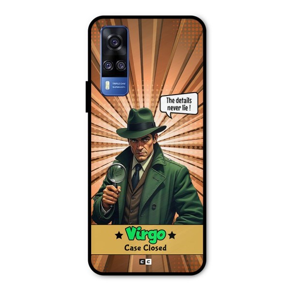 Detective Virgo Metal Back Case for Vivo Y31