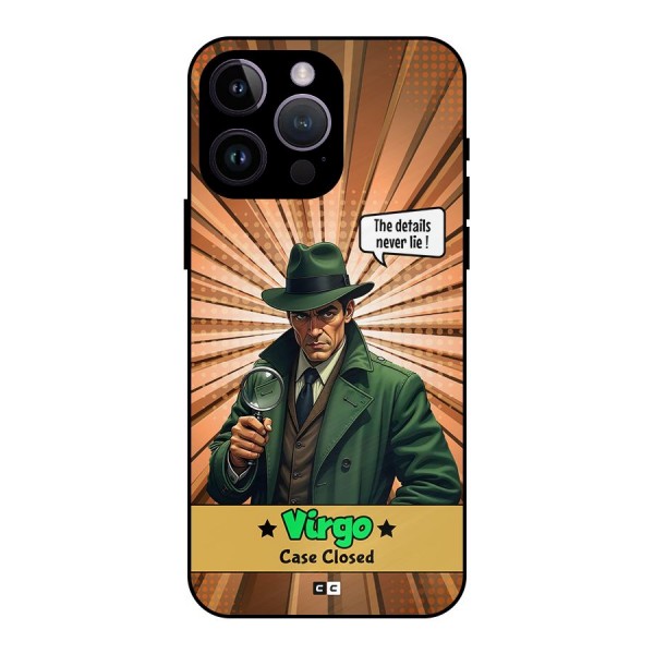 Detective Virgo Metal Back Case for iPhone 14 Pro Max