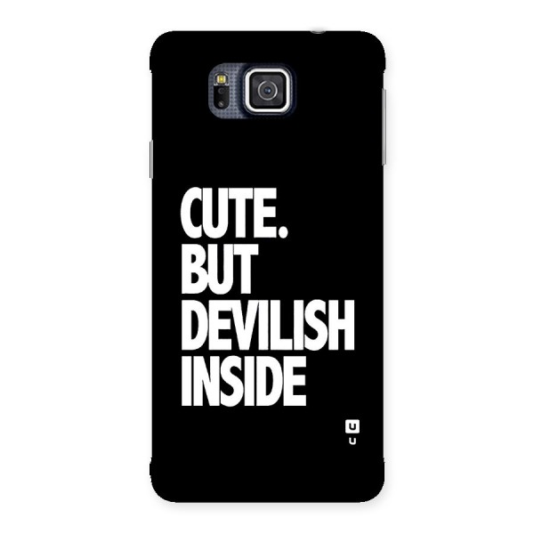 Devil Inside Back Case for Galaxy Alpha