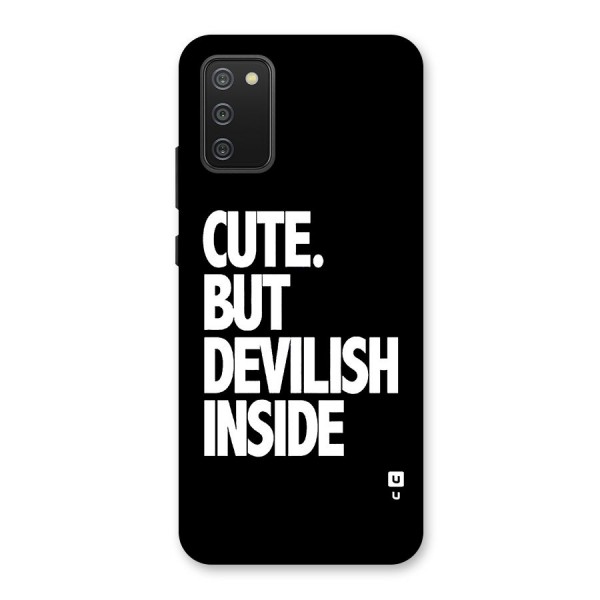 Devil Inside Back Case for Galaxy M02s