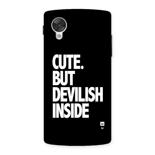 Devil Inside Back Case for Google Nexus 5