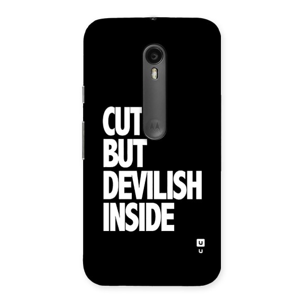 Devil Inside Back Case for Moto G Turbo