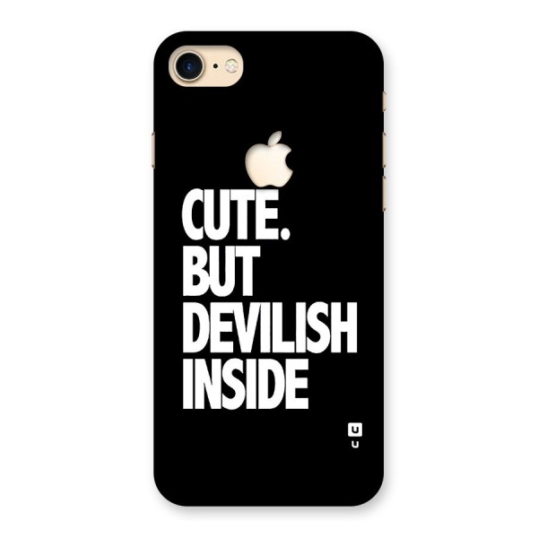Devil Inside Back Case for iPhone 7 Apple Cut