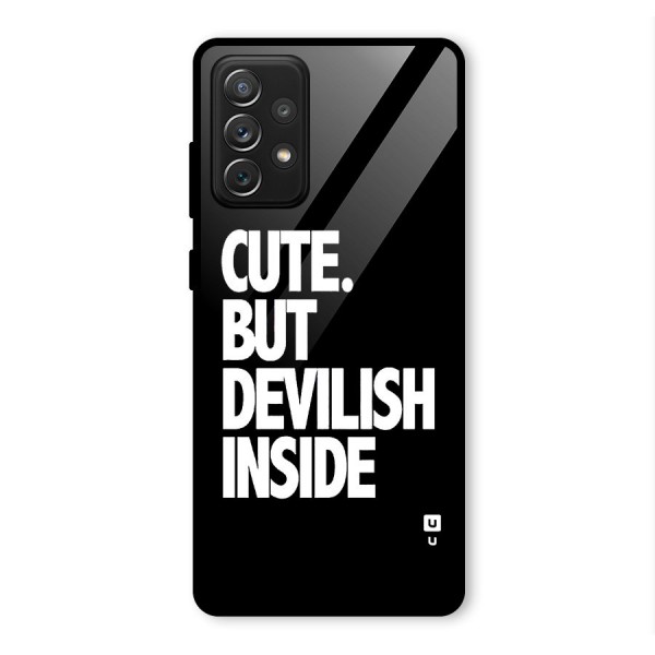 Devil Inside Glass Back Case for Galaxy A72