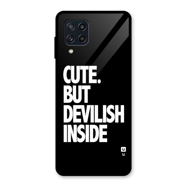 Devil Inside Glass Back Case for Galaxy M32