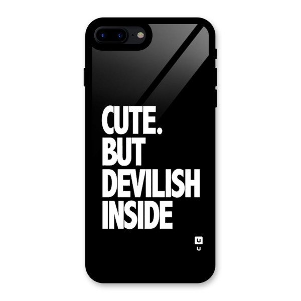 Devil Inside Glass Back Case for iPhone 7 Plus