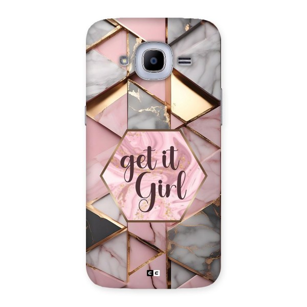 Diamond Girl Back Case for Galaxy J2 2016
