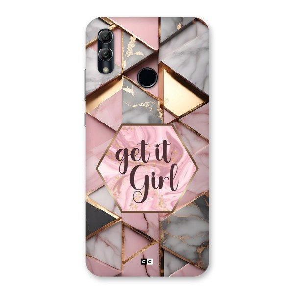 Diamond Girl Back Case for Honor 10 Lite