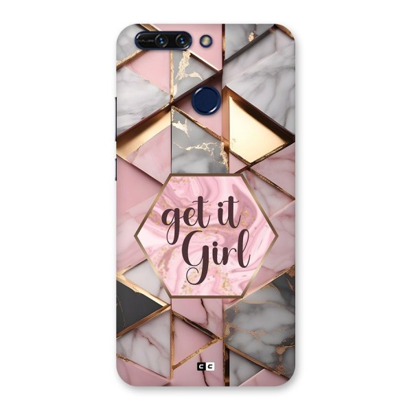 Diamond Girl Back Case for Honor 8 Pro