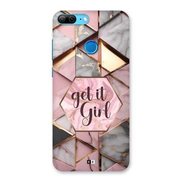 Diamond Girl Back Case for Honor 9 Lite