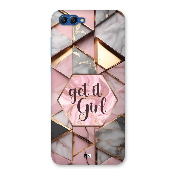 Diamond Girl Back Case for Honor View 10
