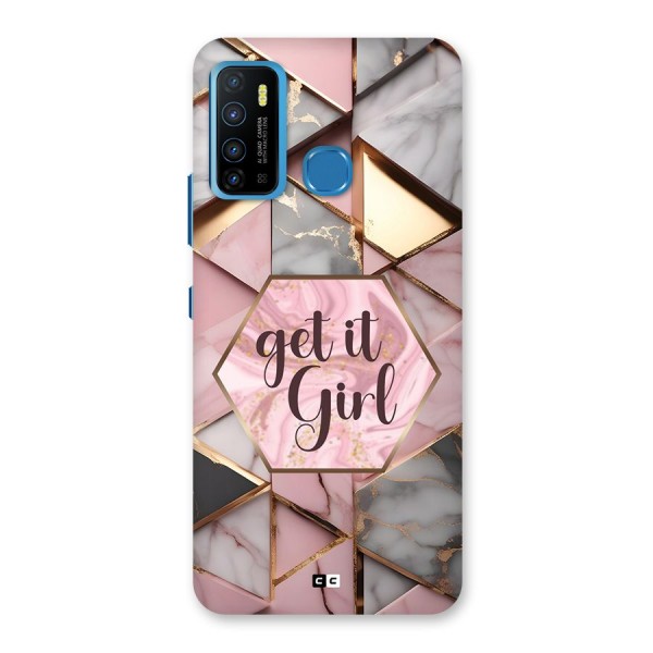 Diamond Girl Back Case for Infinix Hot 9