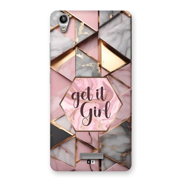 Diamond Girl Back Case for Lava Pixel V1